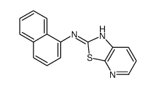 N-naphthalen-1-yl-[1,3]thiazolo[5,4-b]pyridin-2-amine Structure