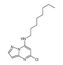 5-chloro-N-octylpyrazolo[1,5-a]pyrimidin-7-amine Structure