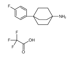 1-(4-fluorophenyl)bicyclo[2.2.2]octan-4-amine,2,2,2-trifluoroacetic acid Structure