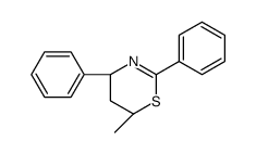 (4R,6S)-6-methyl-2,4-diphenyl-5,6-dihydro-4H-1,3-thiazine Structure