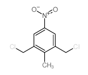 Benzene,1,3-bis(chloromethyl)-2-methyl-5-nitro- Structure