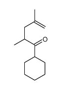 1-cyclohexyl-2,4-dimethylpent-4-en-1-one结构式