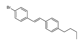 1-bromo-4-[2-(4-butylphenyl)ethenyl]benzene结构式