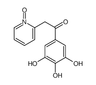 2-(1-oxidopyridin-1-ium-2-yl)-1-(3,4,5-trihydroxyphenyl)ethanone结构式