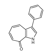 3-phenyl-1-azaazulen-8(1H)-one结构式