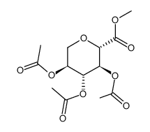 L-Gulonic acid, 2,6-anhydro-, methyl ester, triacetate结构式