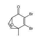 3,4-dibromo-5-methyl-8-oxabicyclo[3.2.1]octa-3,6-dien-2-one Structure