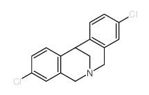 3,9-dichloro-7,12-dihydro-5H-6,12-methanodibenzazocine Structure