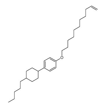 1-(4-pentylcyclohexyl)-4-undec-10-enoxybenzene Structure