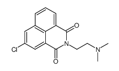 N-(2-dimethylaminoethyl)-3-chloro-1,8-naphthalimide结构式