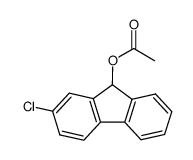 2-Chlor-9-acetoxy-fluoren Structure