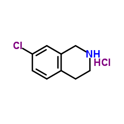 7-氯-1,2,3,4-四氢异喹啉盐酸盐结构式