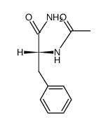 N-acetyl-D-phenylalanine amide结构式