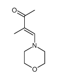 (E)-3-methyl-4-morpholinobut-3-en-2-one结构式