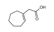 (cyclohepten-1-yl)acetic acid Structure