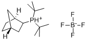 DI-TERT-BUTYL-2-NORBORNYLPHOSPHONIUM HBF4 SALT Structure