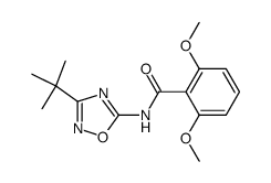 N-[3-(1,1-dimethylethyl)-1,2,4-oxadiazol-5-yl]-2,6-dimethoxybenzamide Structure