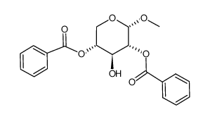 methyl 2,4-di-O-benzoyl-α-D-xylopyranoside结构式