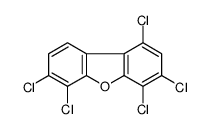 1,3,4,6,7-pentachlorodibenzofuran结构式