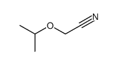 isopropoxy-acetonitrile Structure