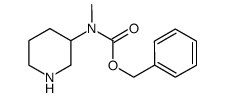 3-(N-CBZ-N-METHYLAMINO)PIPERIDINE结构式