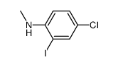 (4-chloro-2-iodophenyl)methylamine结构式