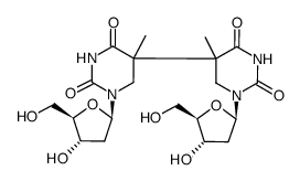 (5R,5'S)-bi-5,6-dihydrothymidine结构式