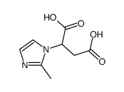 2-(2-methylimidazol-1-yl)butanedioic acid结构式