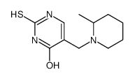 5-[(2-methylpiperidin-1-yl)methyl]-2-sulfanylidene-1H-pyrimidin-4-one Structure