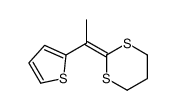 2-(1-thiophen-2-ylethylidene)-1,3-dithiane结构式