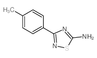 3-(4-Methylphenyl)-1,2,4-thiadiazol-5-amine结构式