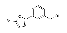 [3-(5-bromofuran-2-yl)phenyl]methanol Structure