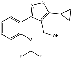 (5-cyclopropyl-3-(2-(trifluoromethoxy)phenyl)isoxazol-4-yl)methanol picture