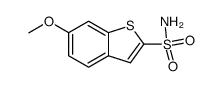 6-methoxybenzothiophene-2-sulfonamide结构式