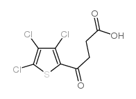 4-oxo-4-(3,4,5-trichloro-2-thienyl)butanoic acid()结构式