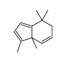 1,4,4,7a-tetramethyl-5H-indene结构式