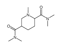 1-methyl-piperidine-2,5-dicarboxylic acid bis-dimethylamide Structure