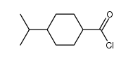 4-iso-propylcyclohexanecarbonyl chloride Structure