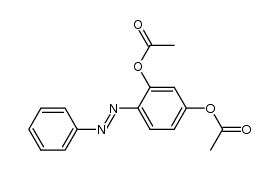 2,4-diacetoxy-1-phenylazo-benzene Structure