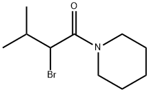 2-溴-3-甲基-1-(哌啶-1-基)丁烷-1-酮结构式