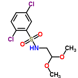 2,5-Dichloro-N-(2,2-dimethoxyethyl)benzenesulfonamide Structure