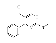 2-(dimethylamino)-4-phenyl-4H-1,3-oxazine-5-carbaldehyde结构式