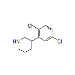 3-(2,5-Dichlorophenyl)piperidine Structure