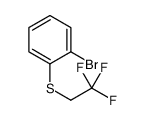 (2-BROMOPHENYL)(2,2,2-TRIFLUOROETHYL)SULFANE structure