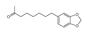 8-(1,3-Benzodioxol-5-yl)-2-octanone Structure