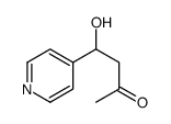 4-hydroxy-4-pyridin-4-ylbutan-2-one结构式