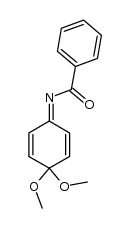 N-(4,4-dimethoxycyclohexa-2,5-dien-1-ylidene)benzamide结构式