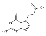 7-(2-carboxyethyl)guanine结构式