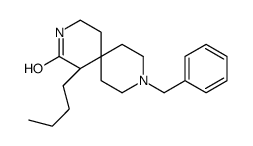 3,9-Diazaspiro[5.5]undecan-2-one, 1-butyl-9-(phenylmethyl)-, (1R)-结构式