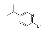 2-bromo-5-propan-2-ylpyrazine结构式